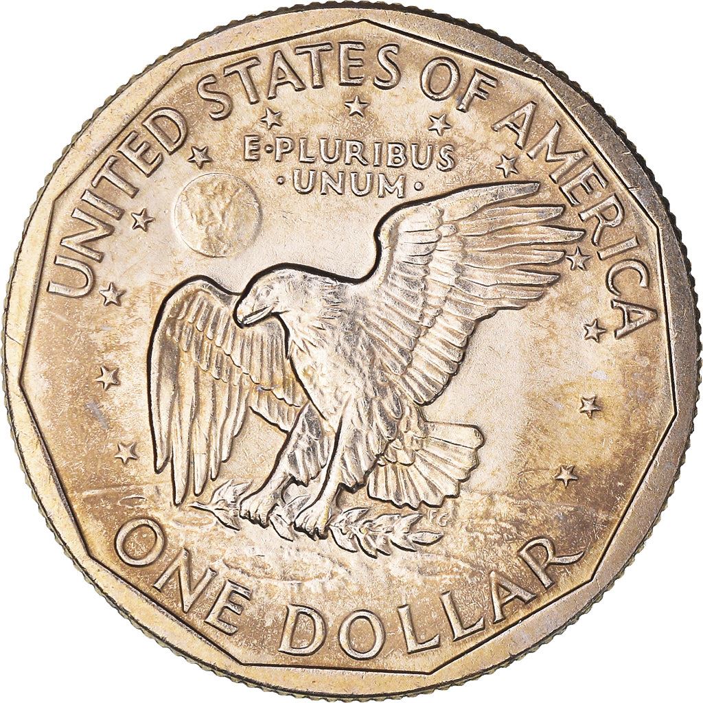 United States | American 1 Dollar Coin | Susan B. Anthony | Apollo 11 | KM207 | 1979 - 1999