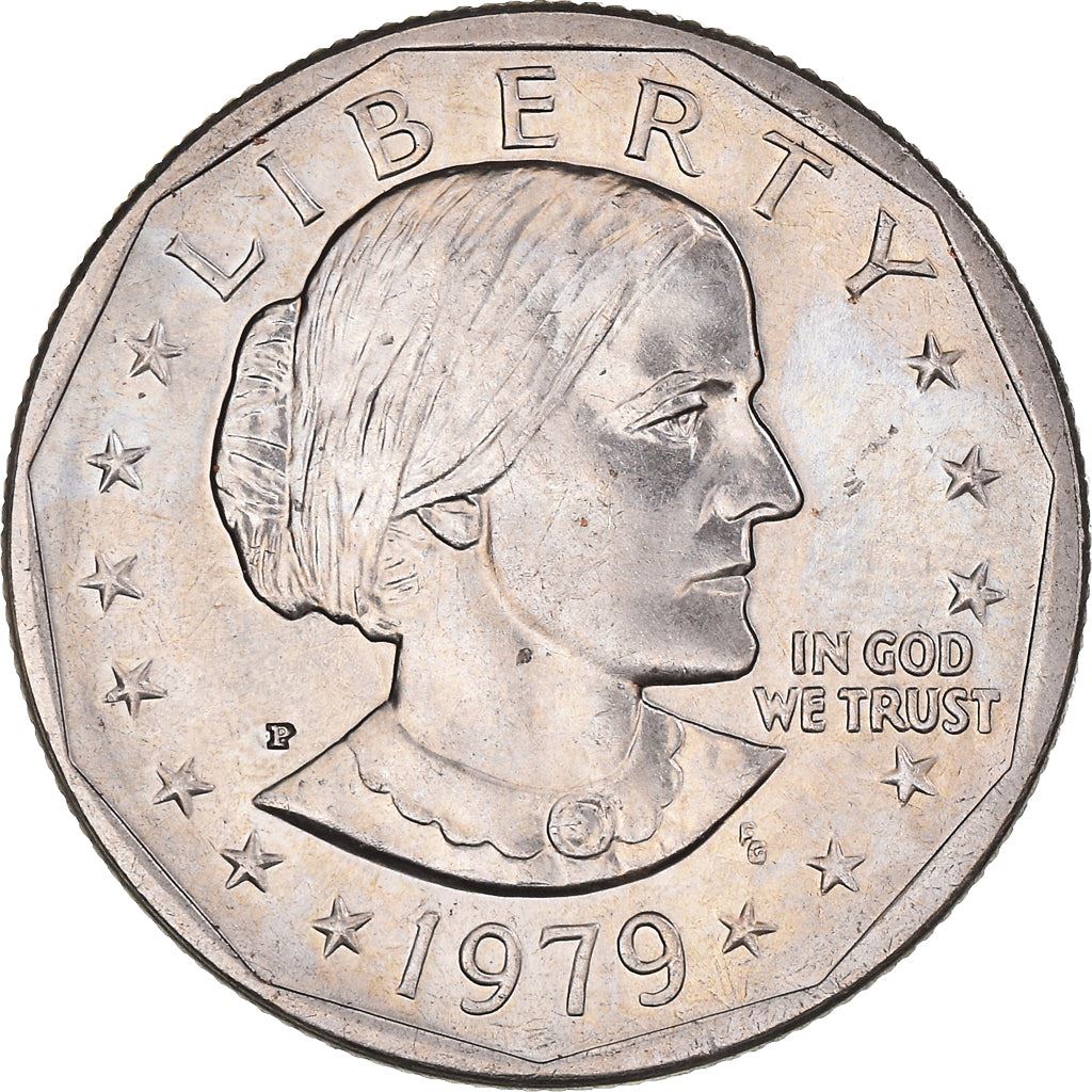 United States | American 1 Dollar Coin | Susan B. Anthony | Apollo 11 | KM207 | 1979 - 1999