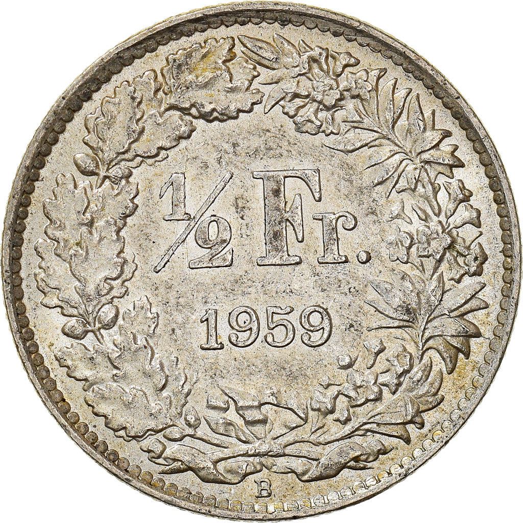 Switzerland Coin Swiss ½ Franc | Helvetia | KM23 | 1875 - 1967