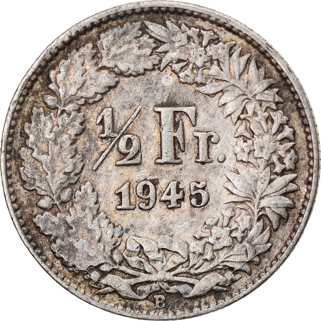 Switzerland Coin Swiss ½ Franc | Helvetia | KM23 | 1875 - 1967