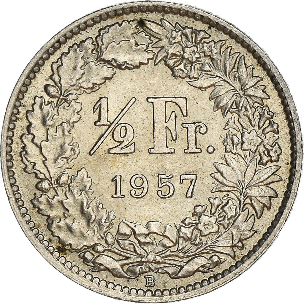 Switzerland Coin Swiss ½ Franc | Helvetia | KM23 | 1875 - 1967