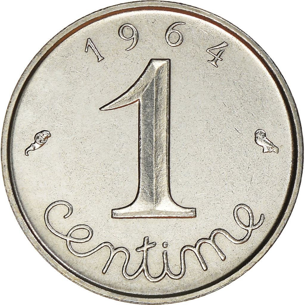 French Coin 1 Centime | KM928 | France | 1961 - 2001