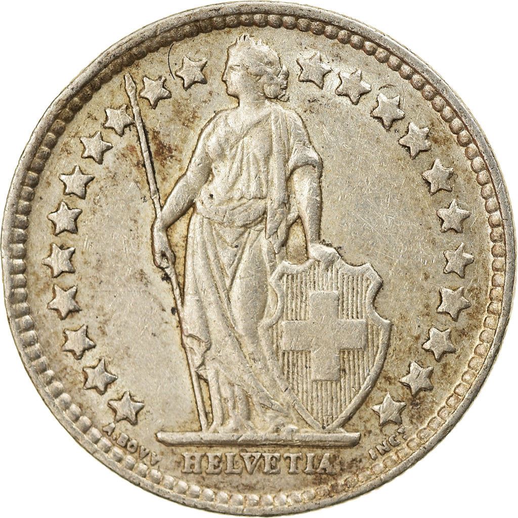 Switzerland Coin Swiss ½ Franc | Helvetia | KM23 | 1875 - 1967