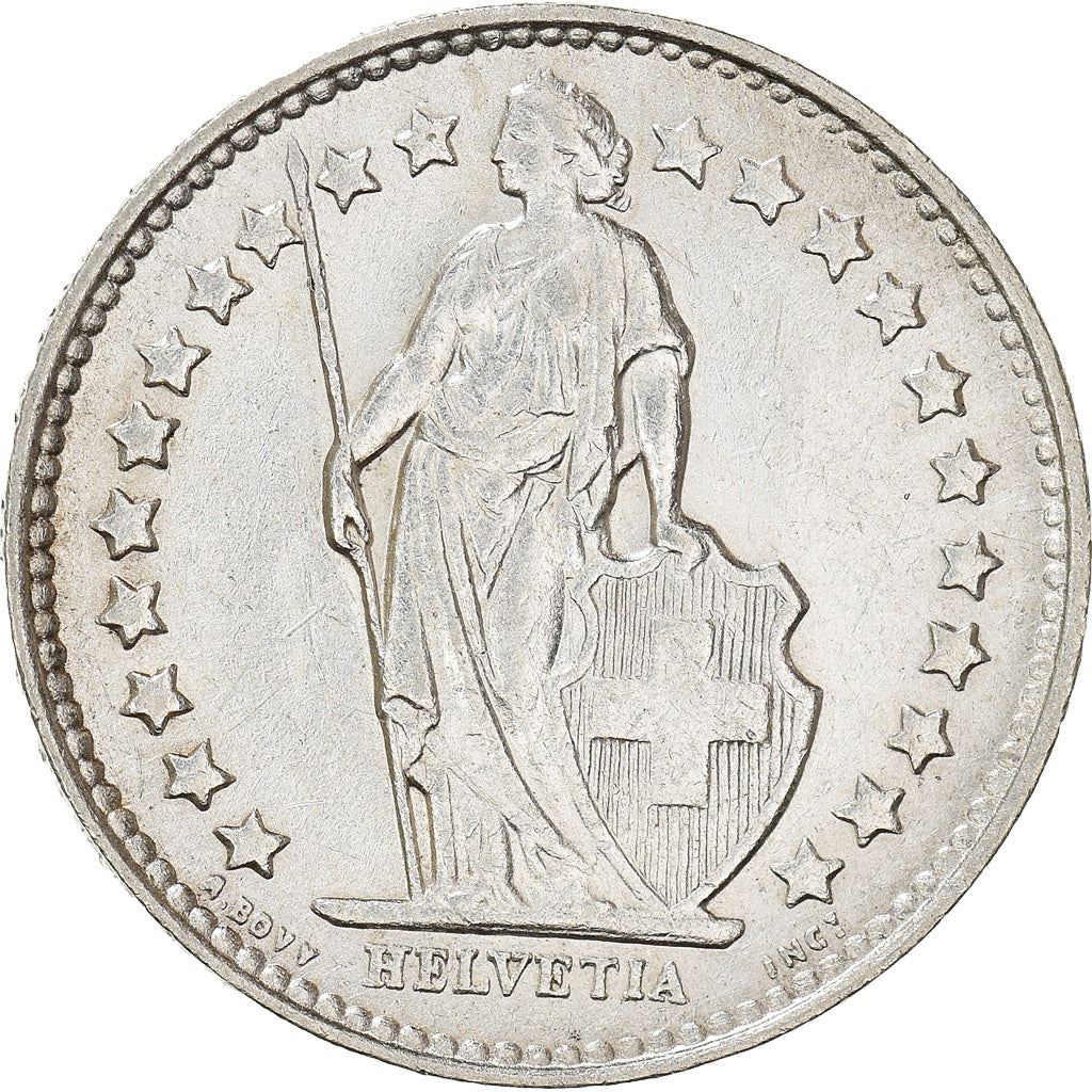 Switzerland Coin Swiss ½ Franc | Helvetia | KM23 | 1875 - 1967