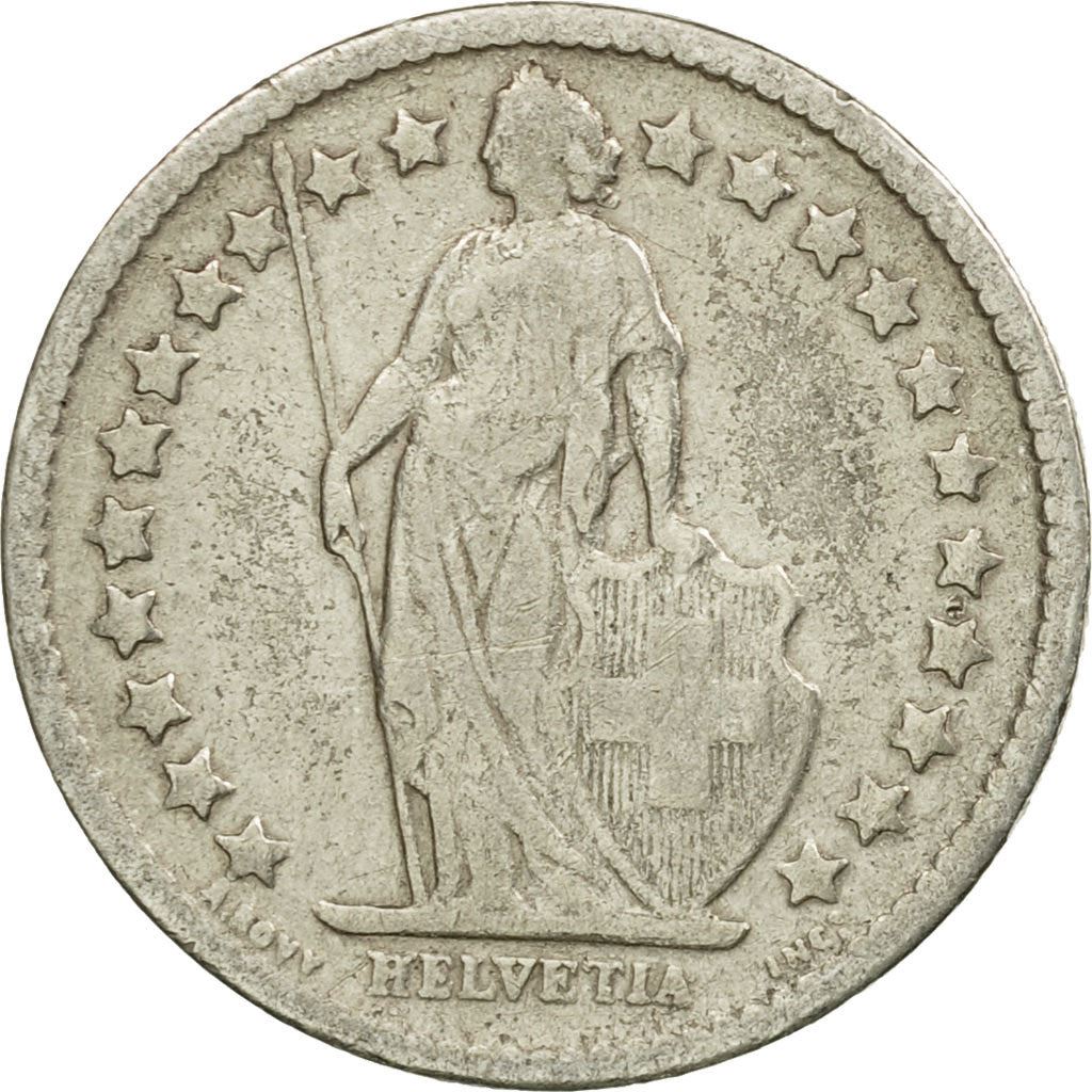 Switzerland Coin Swiss ½ Franc | Helvetia | KM23 | 1875 - 1967