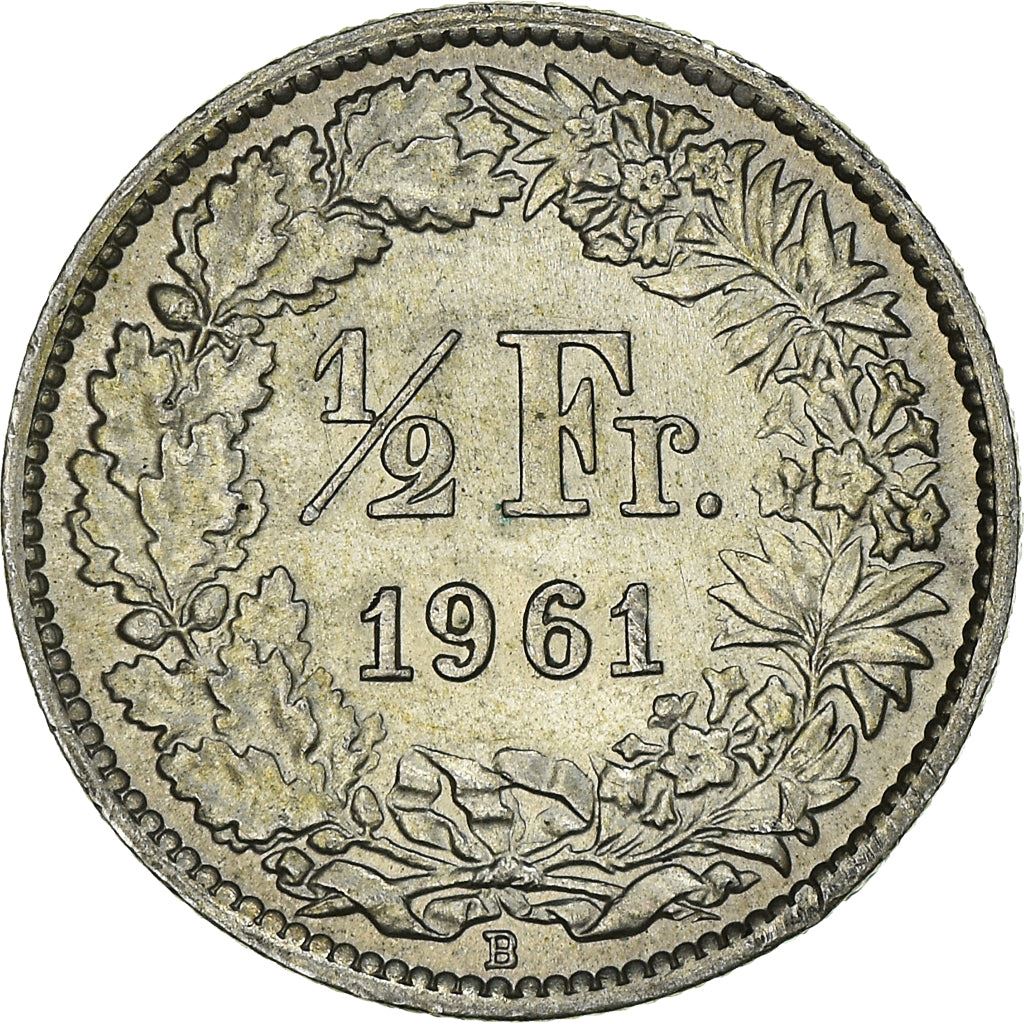 Switzerland Coin Swiss ½ Franc | Helvetia | KM23 | 1875 - 1967