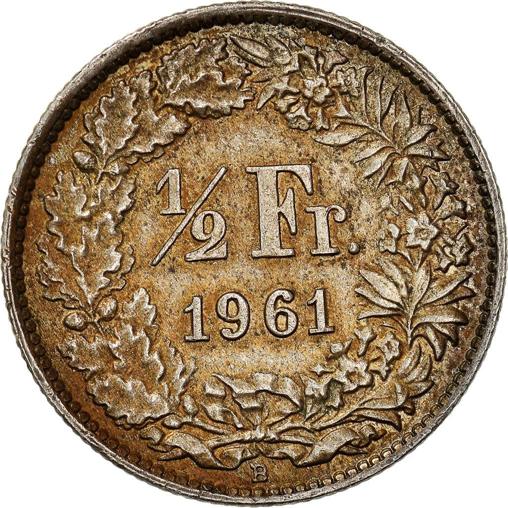 Switzerland Coin Swiss ½ Franc | Helvetia | KM23 | 1875 - 1967