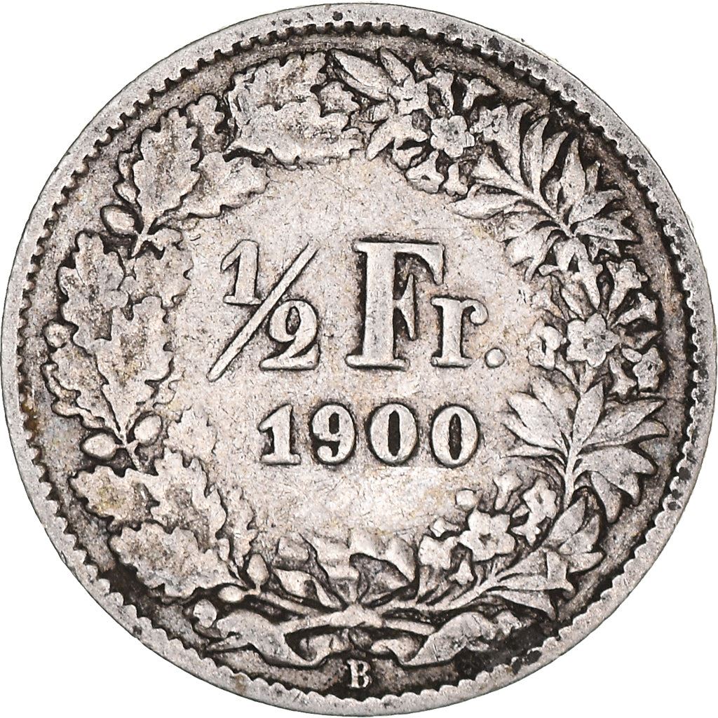 Switzerland Coin Swiss ½ Franc | Helvetia | KM23 | 1875 - 1967